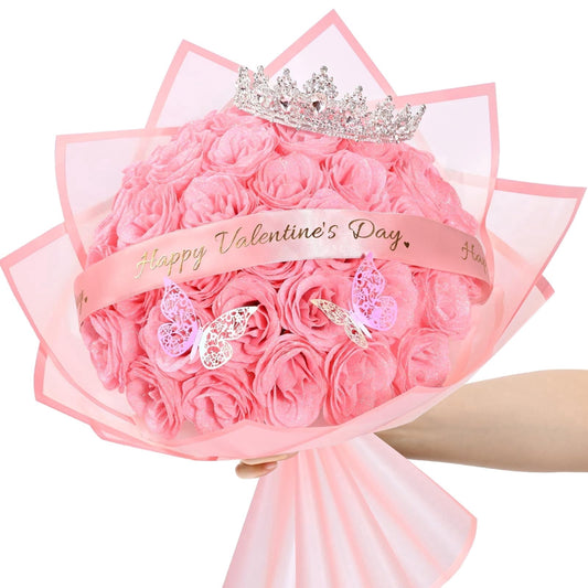 Rarevick Valentines Day Glitter Roses