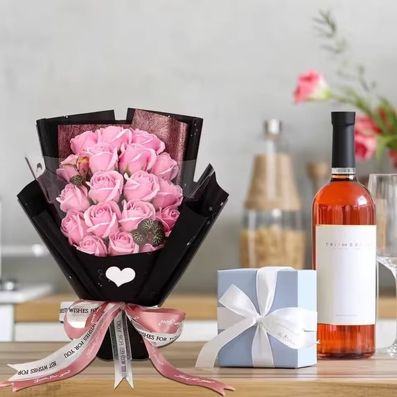 Graduation rarevick Preserved Red Rose Bouquet